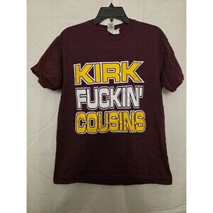 NFL M Washington Redskins Kirk F-N Cousins Logo T-Shirt Adult Medium